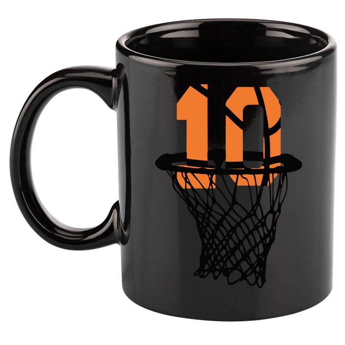 10th Birthday Basketball, 10th Birthday, Basketball , Basketball Player 11oz C Handle Ceramic Mug