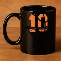 10th Birthday Basketball, 10th Birthday, Basketball , Basketball Player 11oz C Handle Ceramic Mug