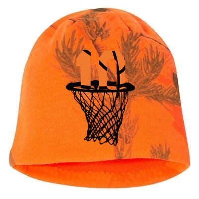 10th Birthday Basketball, 10th Birthday, Basketball , Basketball Player Kati - Camo Knit Beanie