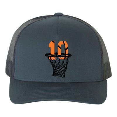 10th Birthday Basketball, 10th Birthday, Basketball , Basketball Player Yupoong Adult 5-Panel Trucker Hat