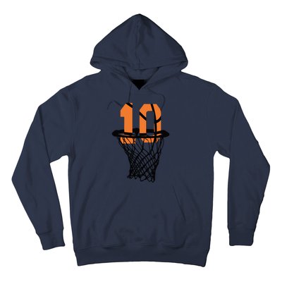 10th Birthday Basketball, 10th Birthday, Basketball , Basketball Player Hoodie