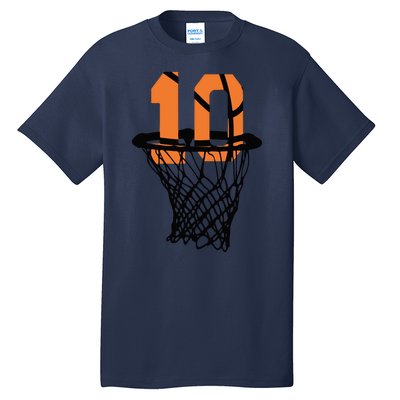 10th Birthday Basketball, 10th Birthday, Basketball , Basketball Player Tall T-Shirt