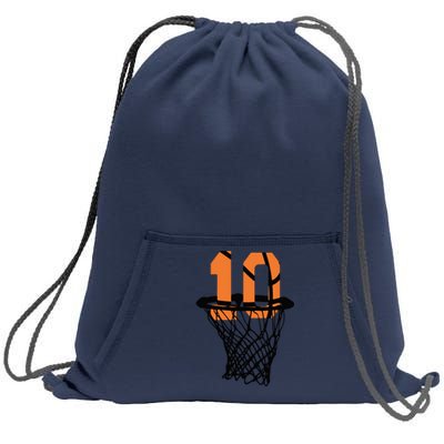 10th Birthday Basketball, 10th Birthday, Basketball , Basketball Player Sweatshirt Cinch Pack Bag