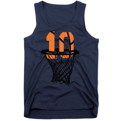 10th Birthday Basketball, 10th Birthday, Basketball , Basketball Player Tank Top