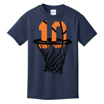 10th Birthday Basketball, 10th Birthday, Basketball , Basketball Player Kids T-Shirt