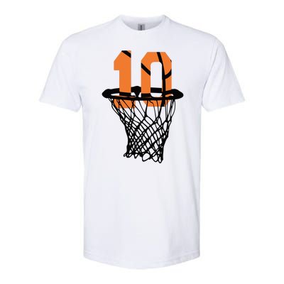 10th Birthday Basketball, 10th Birthday, Basketball , Basketball Player Softstyle CVC T-Shirt