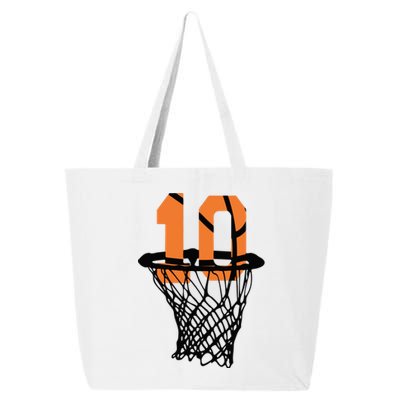 10th Birthday Basketball, 10th Birthday, Basketball , Basketball Player 25L Jumbo Tote