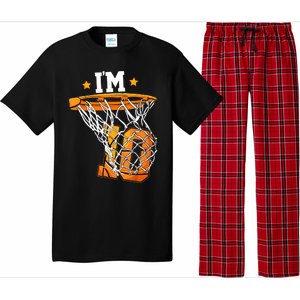 10th Birthday Basketball I'm 10 Birthday Party Pajama Set