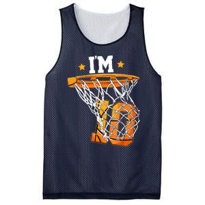 10th Birthday Basketball I'm 10 Birthday Party Mesh Reversible Basketball Jersey Tank