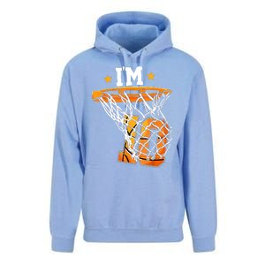 10th Birthday Basketball I'm 10 Birthday Party Unisex Surf Hoodie