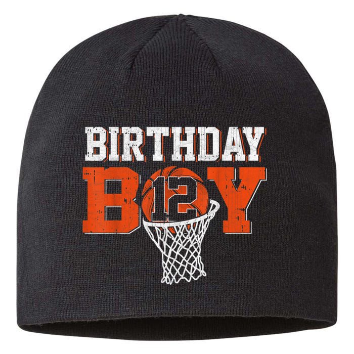 12th Birthday Boy Basketball Lover 12 Years Old Bday Sustainable Beanie