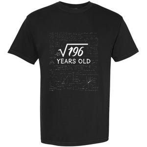 14 Birthday Boy Men Son Him Girl Funny Math 14th Birthday Garment-Dyed Heavyweight T-Shirt