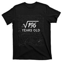 14 Birthday Boy Men Son Him Girl Funny Math 14th Birthday T-Shirt