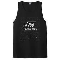 14 Birthday Boy Men Son Him Girl Funny Math 14th Birthday PosiCharge Competitor Tank