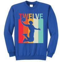 12th Birthday Basketball Two Year Old Birthday Gift Sweatshirt