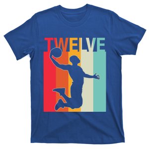 12th Birthday Basketball Two Year Old Birthday Gift T-Shirt