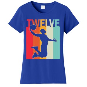 12th Birthday Basketball Two Year Old Birthday Gift Women's T-Shirt