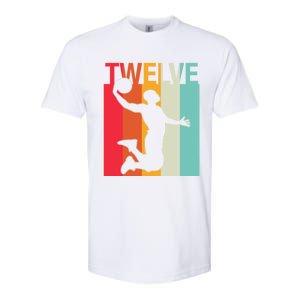 12th Birthday Basketball Two Year Old Birthday Gift Softstyle CVC T-Shirt