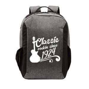 100th Birthday Classic Rockin Since 1924 Vector Backpack