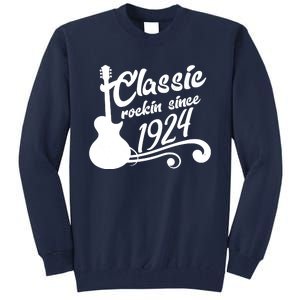 100th Birthday Classic Rockin Since 1924 Tall Sweatshirt