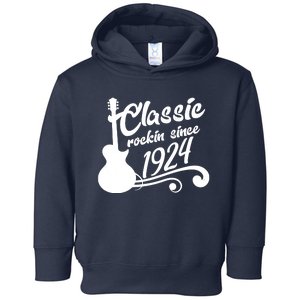 100th Birthday Classic Rockin Since 1924 Toddler Hoodie