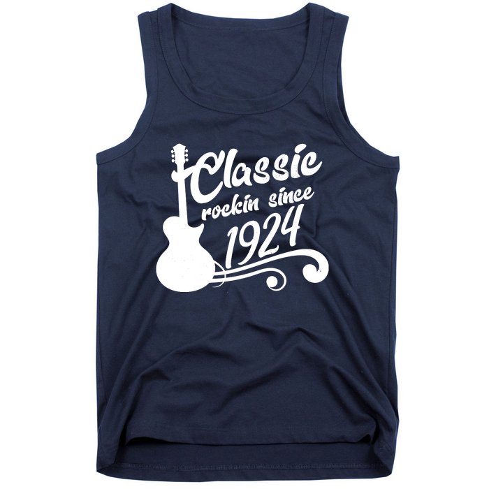 100th Birthday Classic Rockin Since 1924 Tank Top