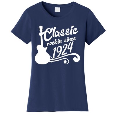 100th Birthday Classic Rockin Since 1924 Women's T-Shirt