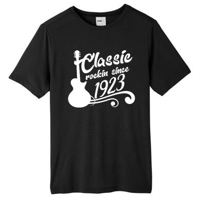 100th Birthday Classic Rockin Since 1923 Tall Fusion ChromaSoft Performance T-Shirt