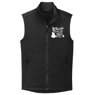 100th Birthday Classic Rockin Since 1923 Collective Smooth Fleece Vest