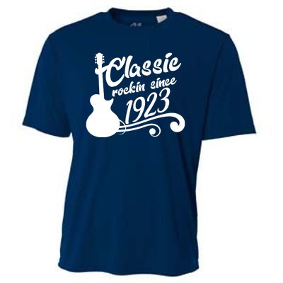 100th Birthday Classic Rockin Since 1923 Cooling Performance Crew T-Shirt