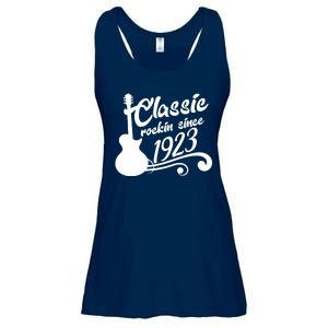 100th Birthday Classic Rockin Since 1923 Ladies Essential Flowy Tank