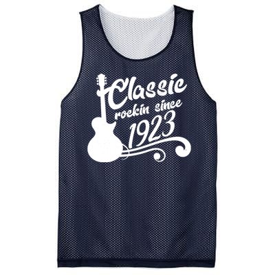 100th Birthday Classic Rockin Since 1923 Mesh Reversible Basketball Jersey Tank