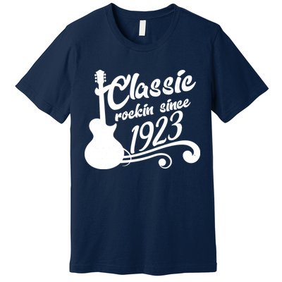 100th Birthday Classic Rockin Since 1923 Premium T-Shirt