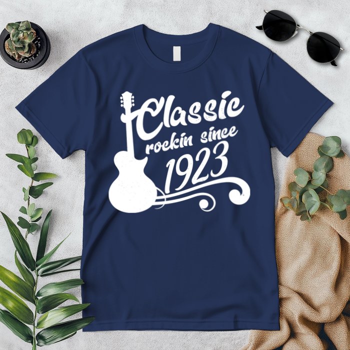 100th Birthday Classic Rockin Since 1923 Premium T-Shirt