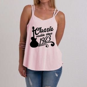 100th Birthday Classic Rockin Since 1923 Women's Strappy Tank