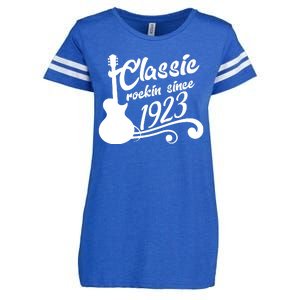 100th Birthday Classic Rockin Since 1923 Enza Ladies Jersey Football T-Shirt