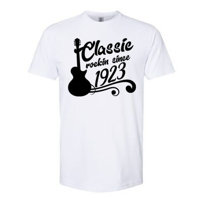 100th Birthday Classic Rockin Since 1923 Softstyle CVC T-Shirt