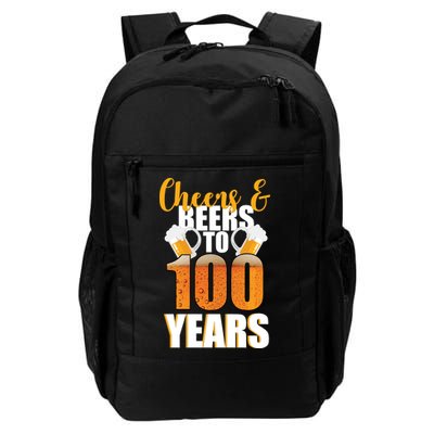 100th Birthday Cheers & Beers To 100 Years Backpack