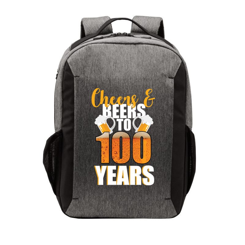 100th Birthday Cheers & Beers To 100 Years Vector Backpack