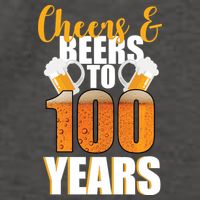 100th Birthday Cheers & Beers To 100 Years Vector Backpack