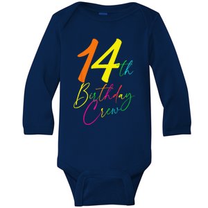 14th Birthday Crew Baby Long Sleeve Bodysuit