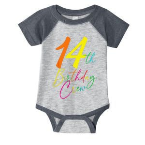 14th Birthday Crew Infant Baby Jersey Bodysuit