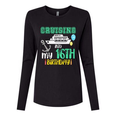 16th Birthday Cruise Trip Vacation Birthday Cruse Womens Cotton Relaxed Long Sleeve T-Shirt