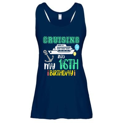 16th Birthday Cruise Trip Vacation Birthday Cruse Ladies Essential Flowy Tank