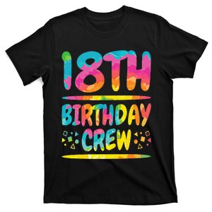 18th Birthday Crew Family, 18th Birthday Party Friends Group T-Shirt