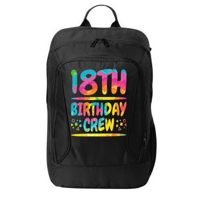 18th Birthday Crew Family, 18th Birthday Party Friends Group City Backpack