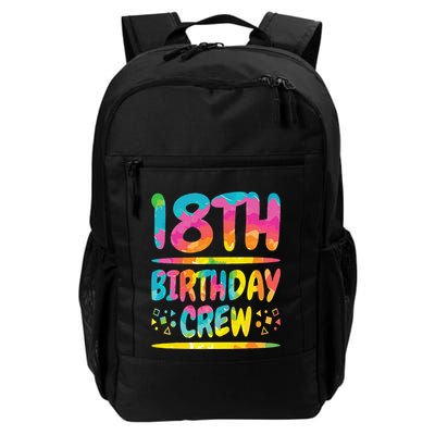 18th Birthday Crew Family, 18th Birthday Party Friends Group Daily Commute Backpack