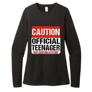 13 Birthday Caution Nager Boy 13yr 13th Birthday Womens CVC Long Sleeve Shirt