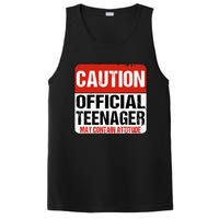 13 Birthday Caution Nager Boy 13yr 13th Birthday PosiCharge Competitor Tank