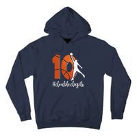 10th Birthday Double Digits Ten Basketball Tall Hoodie